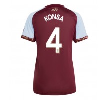 Aston Villa Ezri Konsa #4 Koszulka Podstawowa damskie 2025-26 Krótki Rękaw